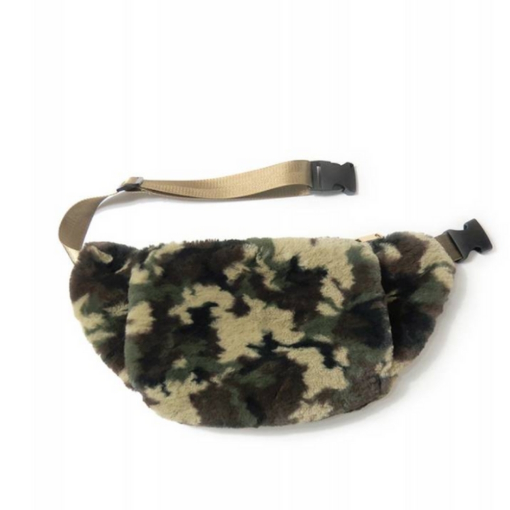 Riri inspired furry fanny pack with hand Puch